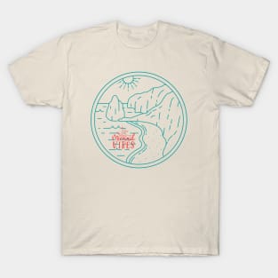 Summer mountain sea-mermaid vibes T-Shirt